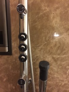 additional water outlets of the shower