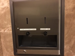 This doesn't fit into the shower cubicle design