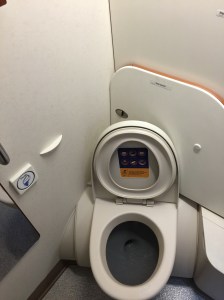 Not so spacious toilet