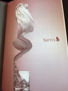 Front cover of the Suites Menu