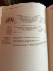 More wine selections