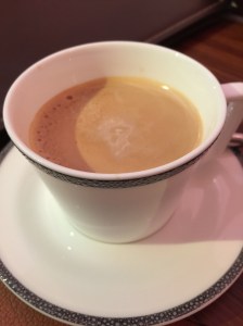 A cup of Blue Jamaican to end the meal