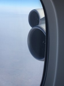 Front view of the Trent engines of the A380