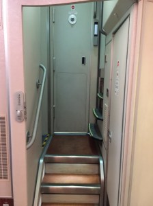 Passage into the cockpit (and pilot resting area)