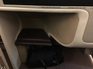 Rather narrow foot rest