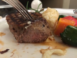 ... a little overcooked, dry and bland