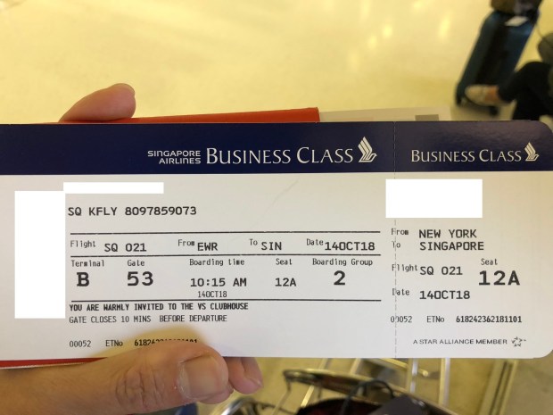 boarding pass